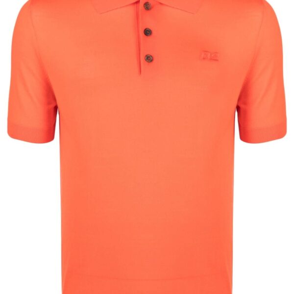 Dsquared2 logo-embroidered virgin wool polo shirt