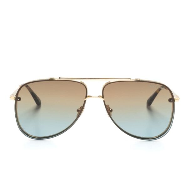 TOM FORD Eyewear Leon pilot-frame sunglasses