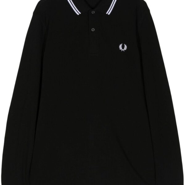 Fred Perry logo-embroidered cotton polo shirt