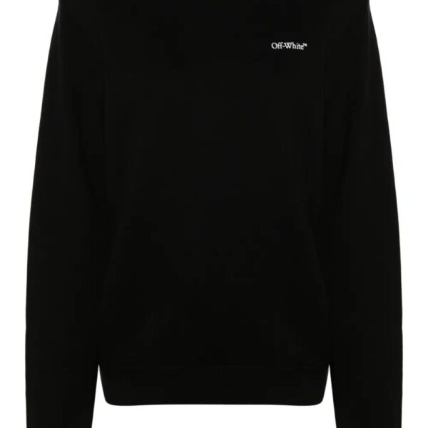 Off-White  Arrows-print cotton sweatshirt