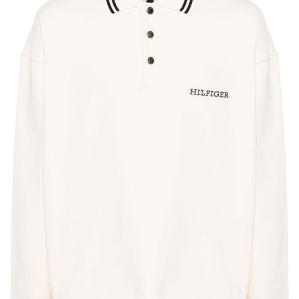 Tommy Hilfiger embroidered-logo cotton polo shirt