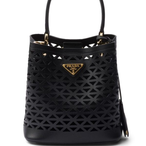 Prada mini Panier leather tote bag