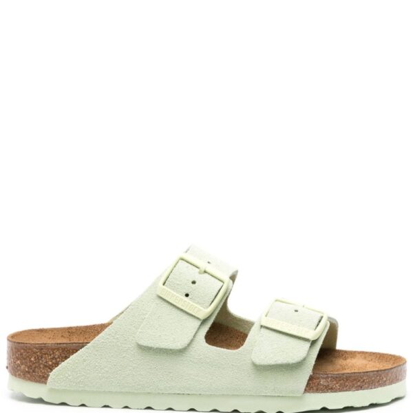 Birkenstock Arizona suede slides