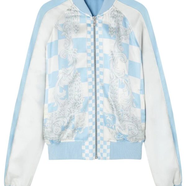 Versace  Barocco-print bomber jacket
