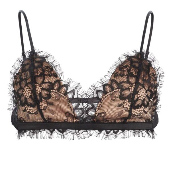 Retrofete  Marna lace triangle bralette