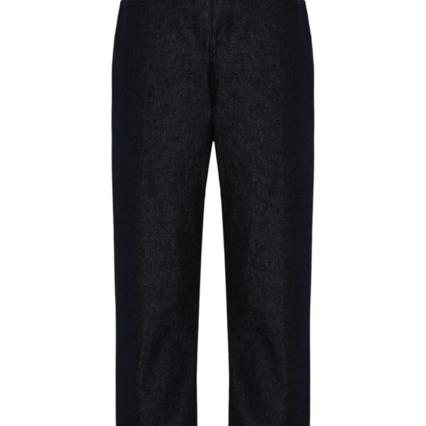 Moncler  logo-patch tapered-leg jeans