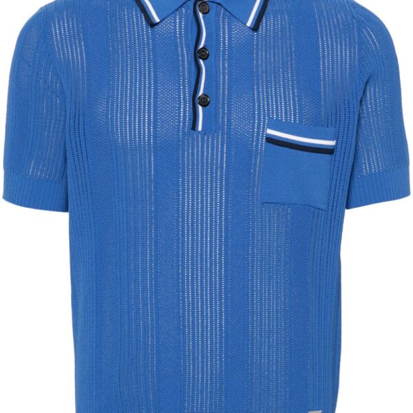 DSQUARED2  crochet-knit polo shirt