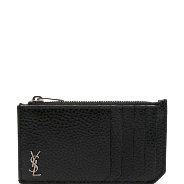 Saint Laurent Cassandre leather cardholder