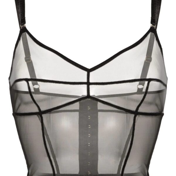 Murmur  Haze panelled mesh bra