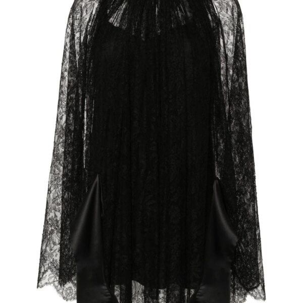 Dolce & Gabbana floral-lace minidress