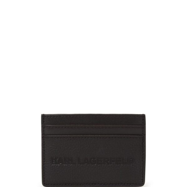 Karl Lagerfeld Essential leather card holder