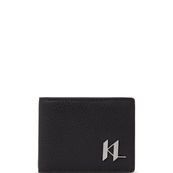 Karl Lagerfeld K/Plak bi-fold leather wallet