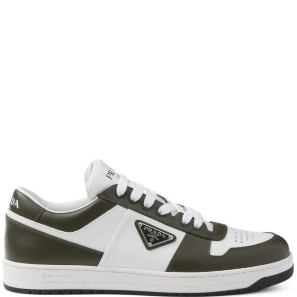 Prada  Downtown colour-block leather sneakers