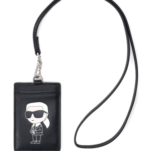 Karl Lagerfeld K/Ikonik 2.0 strap card holder