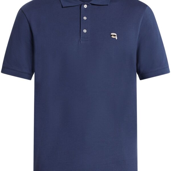 Karl Lagerfeld IKONIK embroidered-logo polo shirt