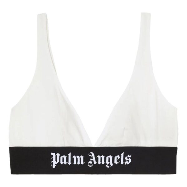 Palm Angels  logo-underband triangle-cup bra