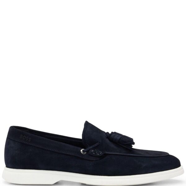 BOSS  tasselled suede loafers