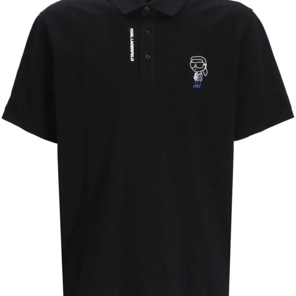 Karl Lagerfeld  K/Ikonik cotton polo shirt