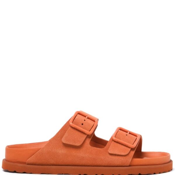 Birkenstock Arizona suede slides