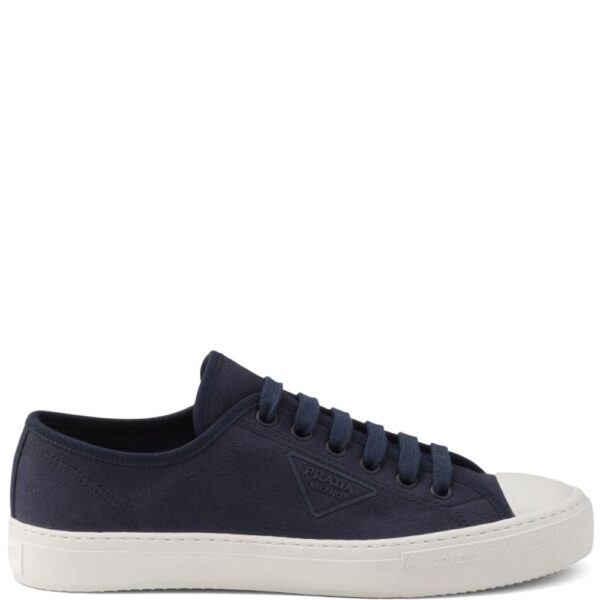 Prada logo-embossed lace-up sneakers