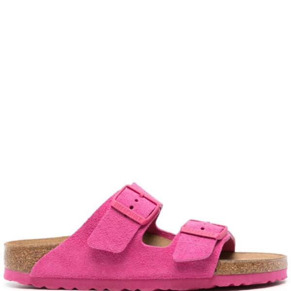 Birkenstock Arizona suede slides