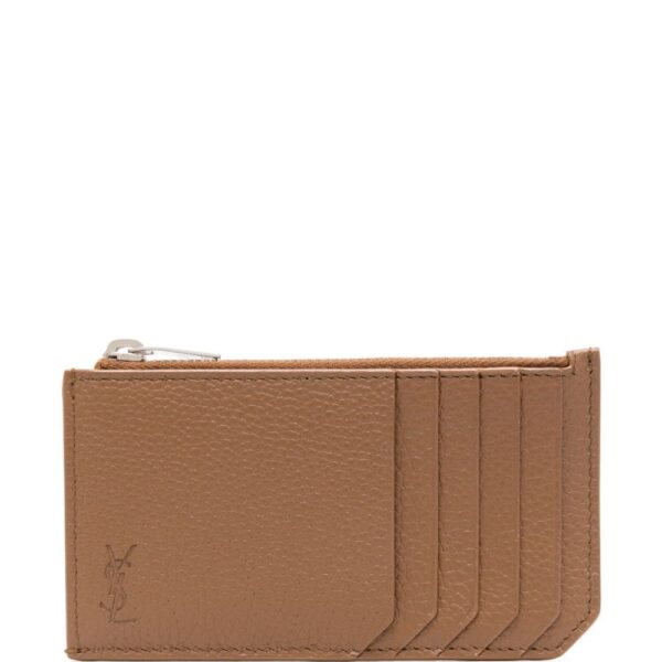 Saint Laurent Cassandre leather cardholder