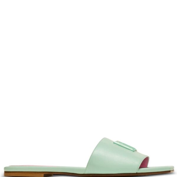 Balmain Dafne leather slides