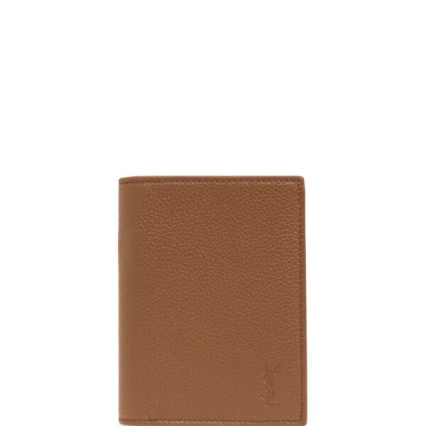 Saint Laurent logo-debossed leather wallet