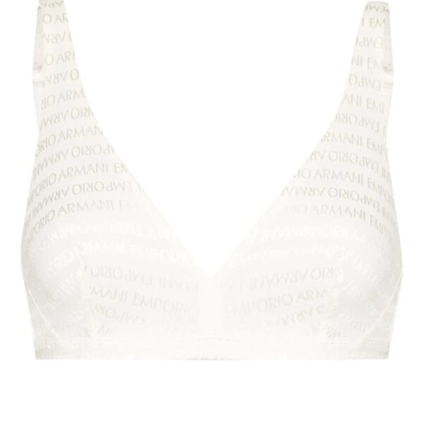 Emporio Armani  logo-jacquard bra