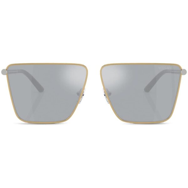 Versace Eyewear Tubular Greca square-frame sunglasses