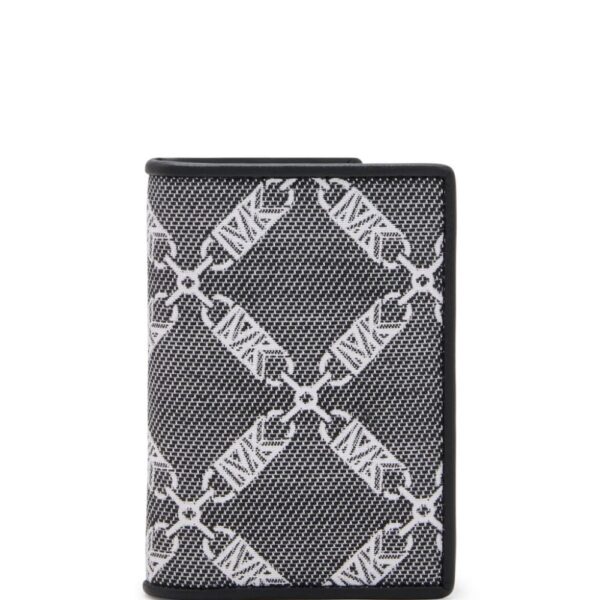 Michael Kors monogram-jacquard bi-fold cardholder