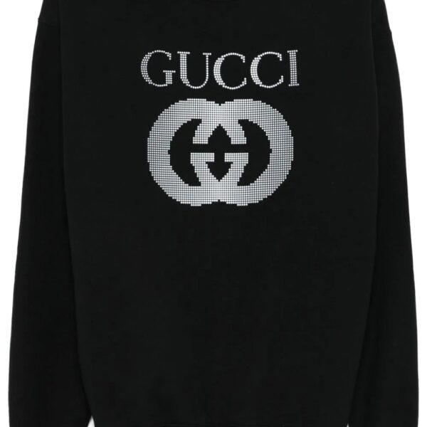 Gucci  Interlocking G-appliqué sweatshirt
