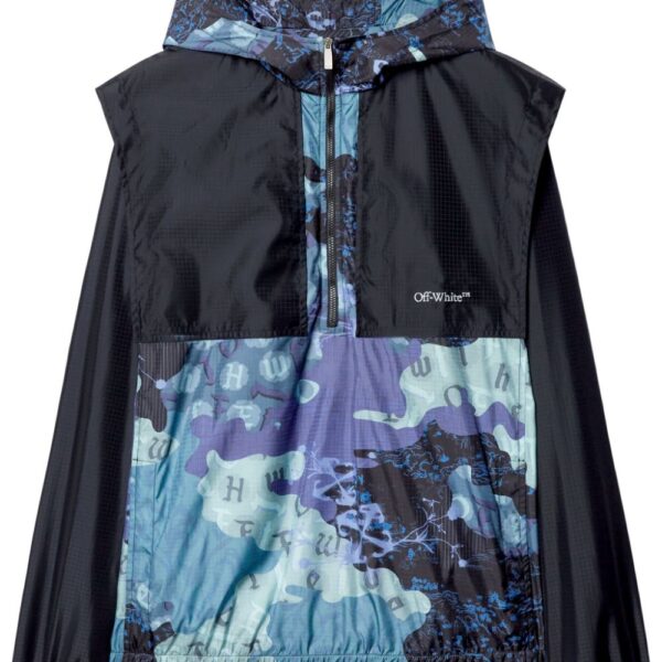 Off-White  graphic-print windbreaker