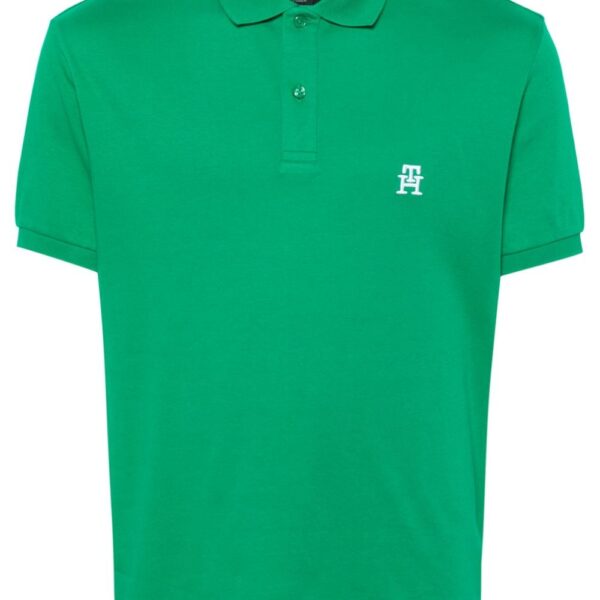 Tommy Hilfiger embroidered-logo polo shirt