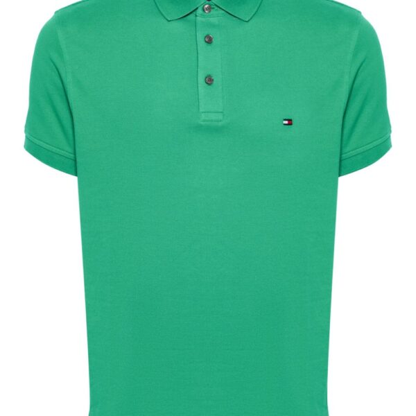 Tommy Hilfiger logo-embroidered polo shirt