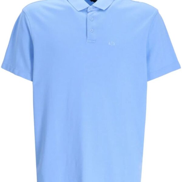 Armani Exchange  logo-print cotton polo shirt