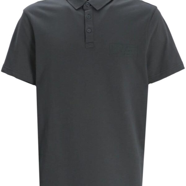 Armani Exchange logo-print cotton polo shirt