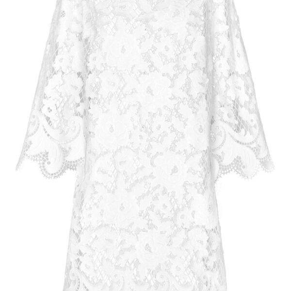 Dolce & Gabbana embroidered mesh minidress