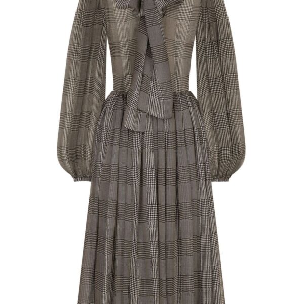 Dolce & Gabbana  check-pattern dress