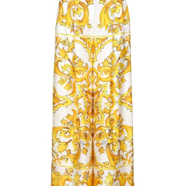 Dolce & Gabbana  wide-leg silk trousers