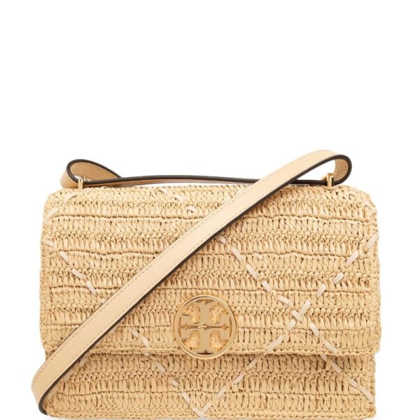 Tory Burch Miller raffia shoulder bag
