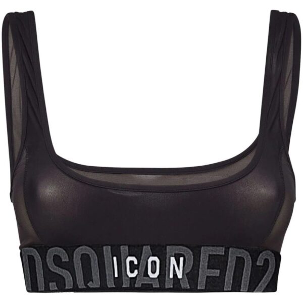 DSQUARED2  Icon-motif bandeau bra