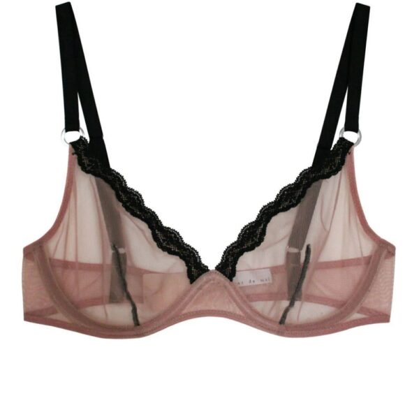 Fleur Du Mal  Demi sheer tulle bra