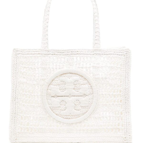Tory Burch Ella raffia tote bag