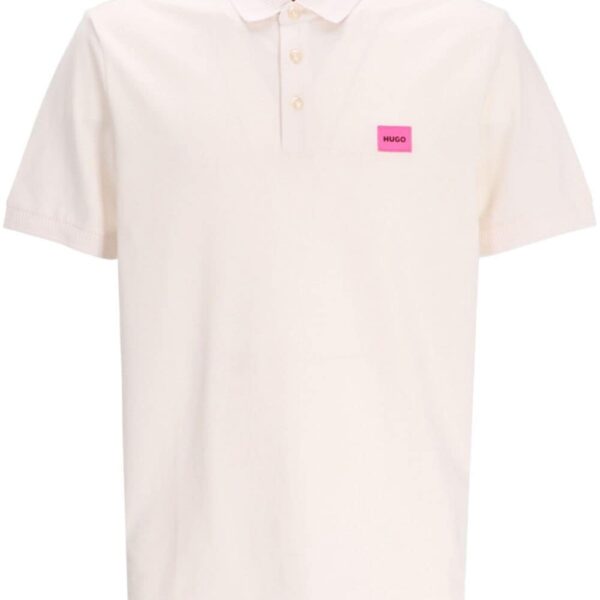 HUGO Dereso logo-print polo shirt