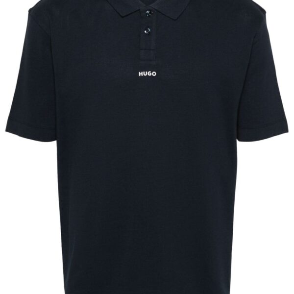 HUGO logo-print polo shirt