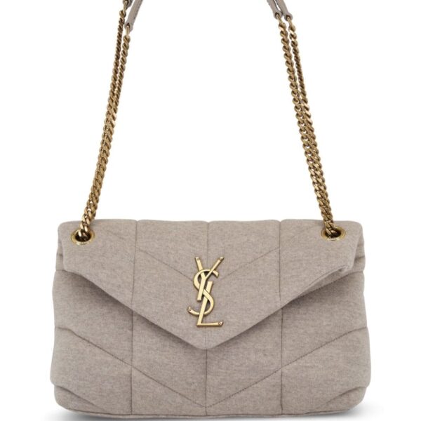 Saint Laurent Puffer wool shoulder bag