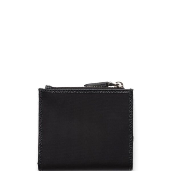 Prada enamel-triangle logo wallet