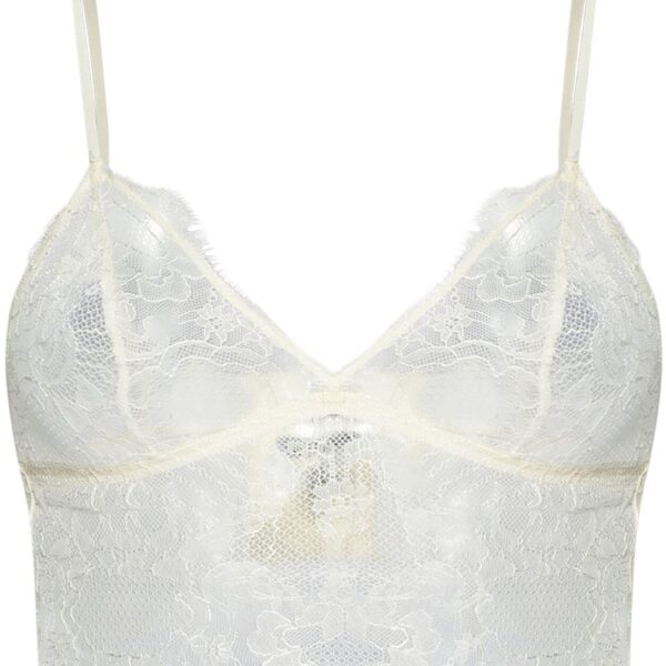ANINE BING  lace longline bralette