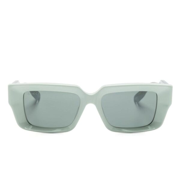 Gucci Eyewear logo-debossed rectangle-frame sunglasses